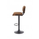 Стул барный HALMAR H88 коричневый/черный